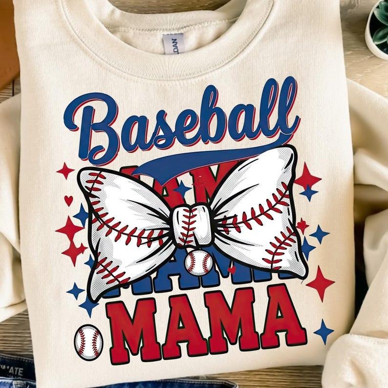 Game Day Baseball Sweatshirt Baseball Mom Coquette Bow Trendy Sports Softball Baseball Gift T-Shirts, Hoodie