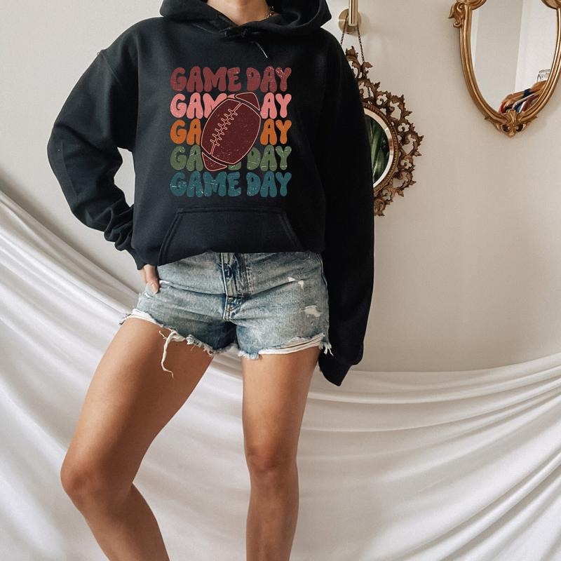 Game Day Hoodie, Football Hoodie, Sports Mom Sweater, Gameday Hoodie, Football Season Sweat, Unisex Sweatshirt, Gifts For...