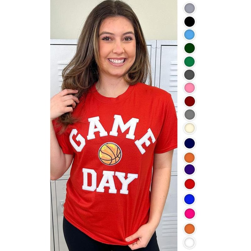 Game Day Sparkle Basketball Adult T-Shirt Hoodie, Sweatshirt | UrbanDripWear.com