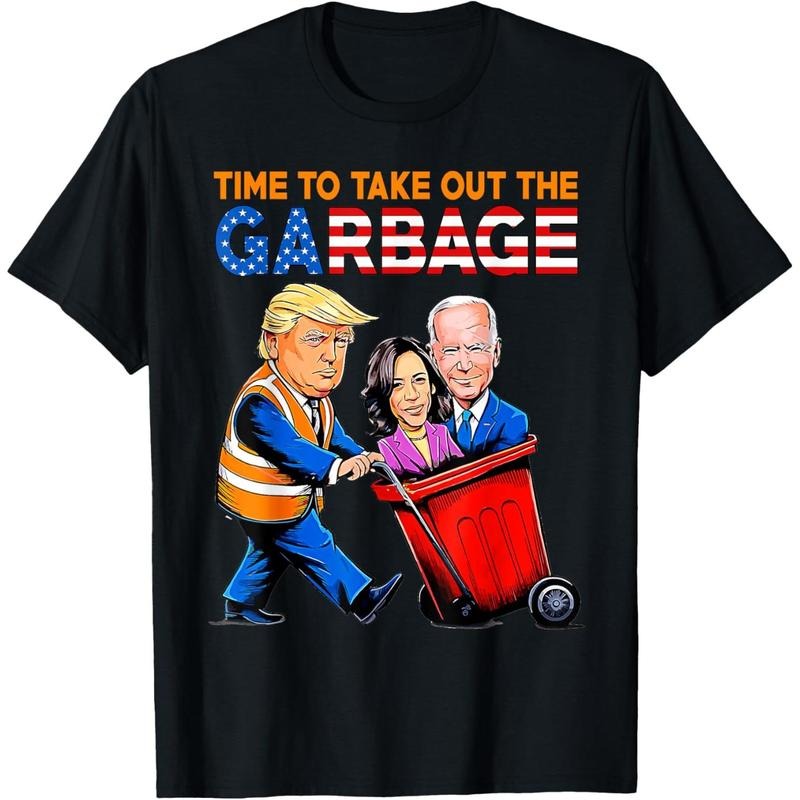 Garbage For Trump 2024 Shirt Time to take out Garbage Biden T-Shirt Hoodie, Sweatshirt | UrbanDripWear.com