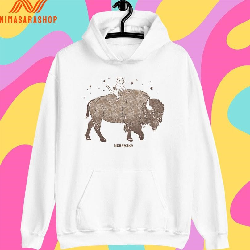 Gary Riding Bison Nebraska Shirts