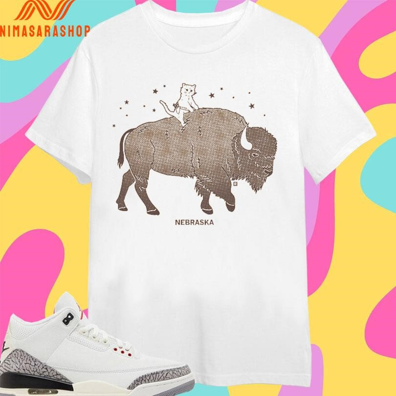 Gary Riding Bison Nebraska Shirts