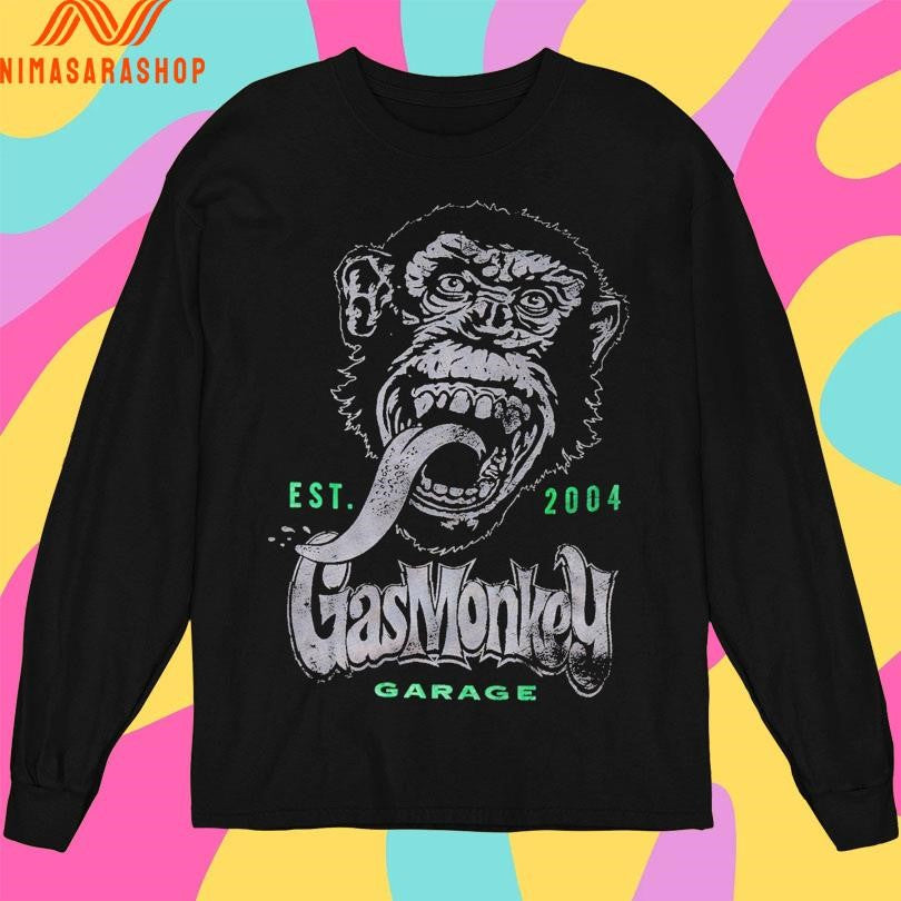 Gas Monkey Est 2004 Head Monkey Shirts