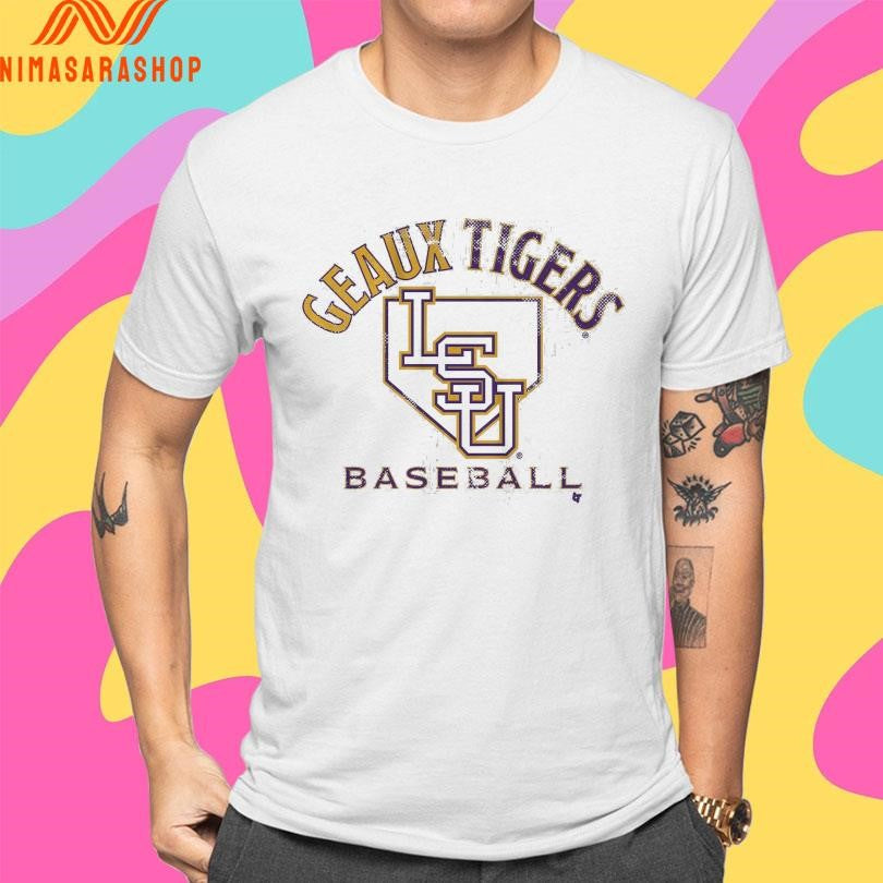 Geaux Tigers LSU Baseball Home Plate Shirts