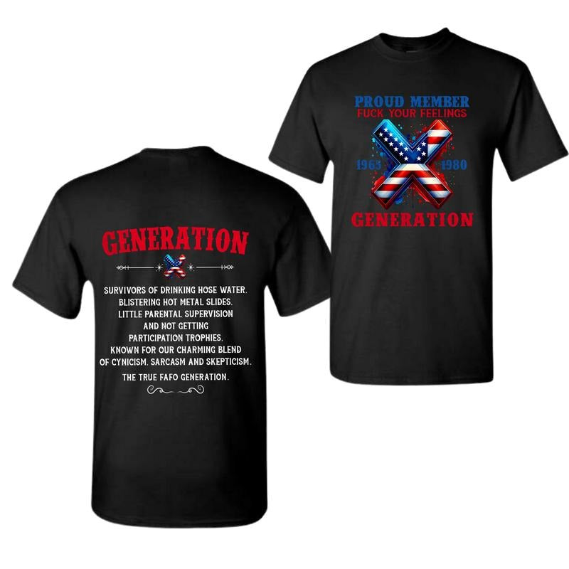 Gen-X  T- Unisex Full, Full Size generation shirt Hoodie, Sweatshirt | UrbanDripWear.com