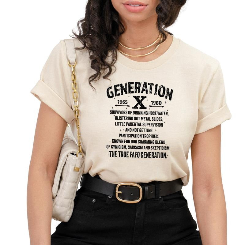 Gen X Shirt, Unisex Generation X T-Shirt, Gen X Tee, Gen X Birthday Gift, T-Shirts for Gen Xstyle{n002}3 Hoodie, Sweatshirt