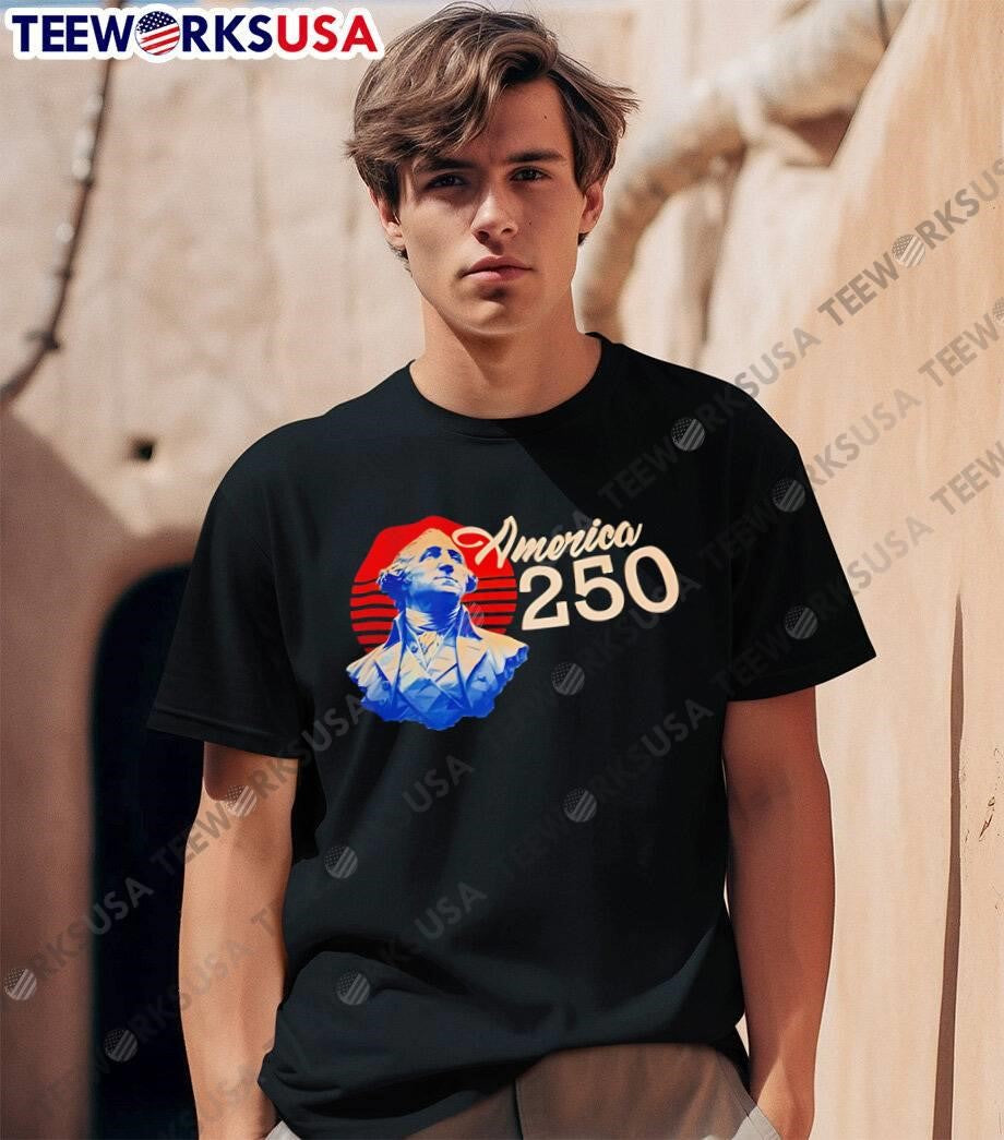 George Washington America 250 Commemorative shirt
