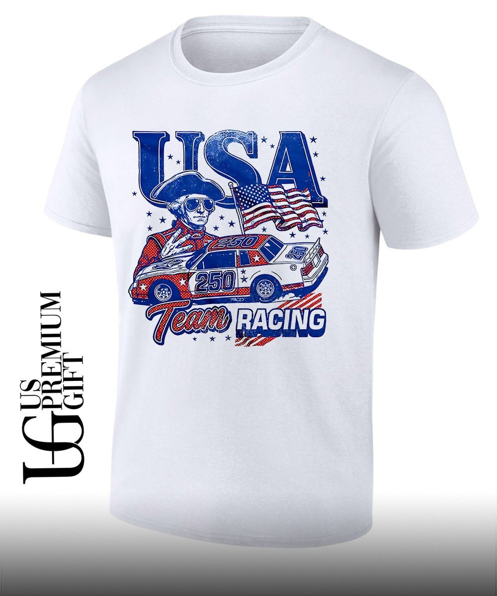 George Washington USA Team Racing 250 Nascar shirt
