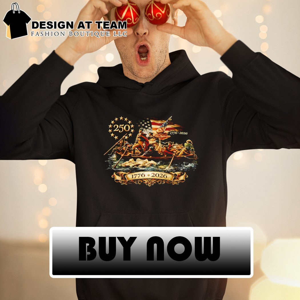 George Washington Washington Crossing the Delaware Revolutionary War Scene 250th American flag 2026 shirt
