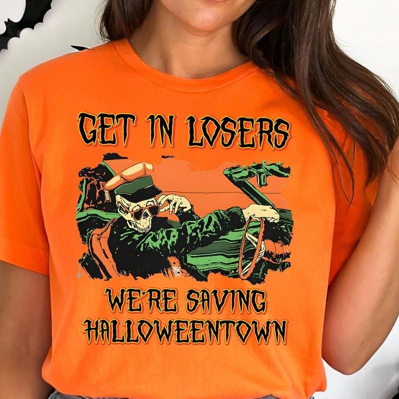 Get In Losers We're Saving Halloweentown Shirt Get In Losers We're Saving Halloweentown Vintage Halloween Shirt Hoodie,...