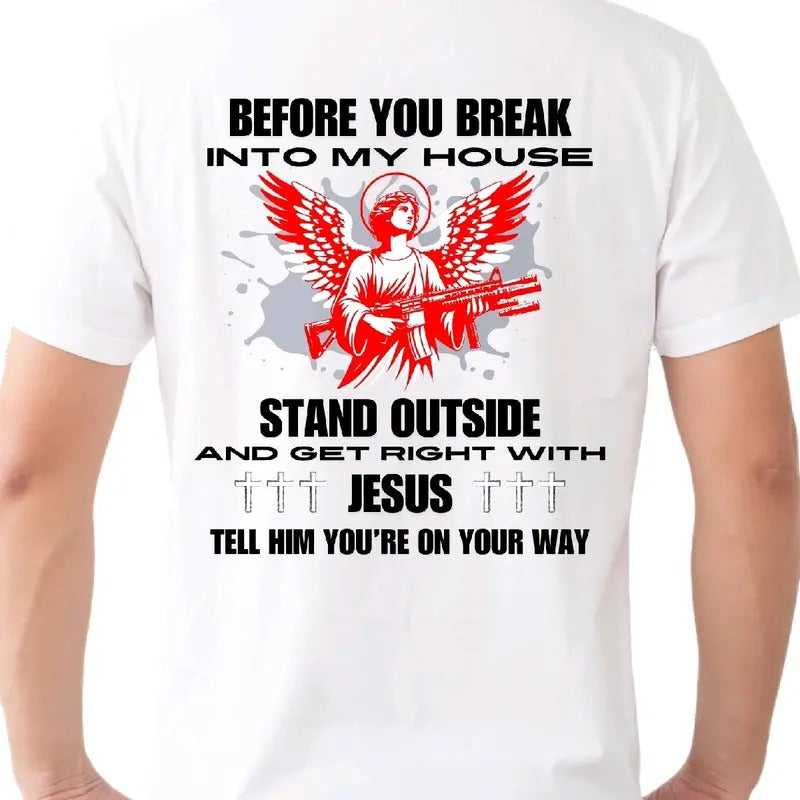Get Right With Jesus T-shirt Menswear, cotton Top Underwear, Crewneck t shirt Hoodie, Sweatshirt | UrbanDripWear.com