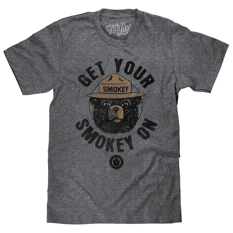 Get Your Smokey On T-Shirt - Gray Hoodie, Sweatshirt | UrbanDripWear.com