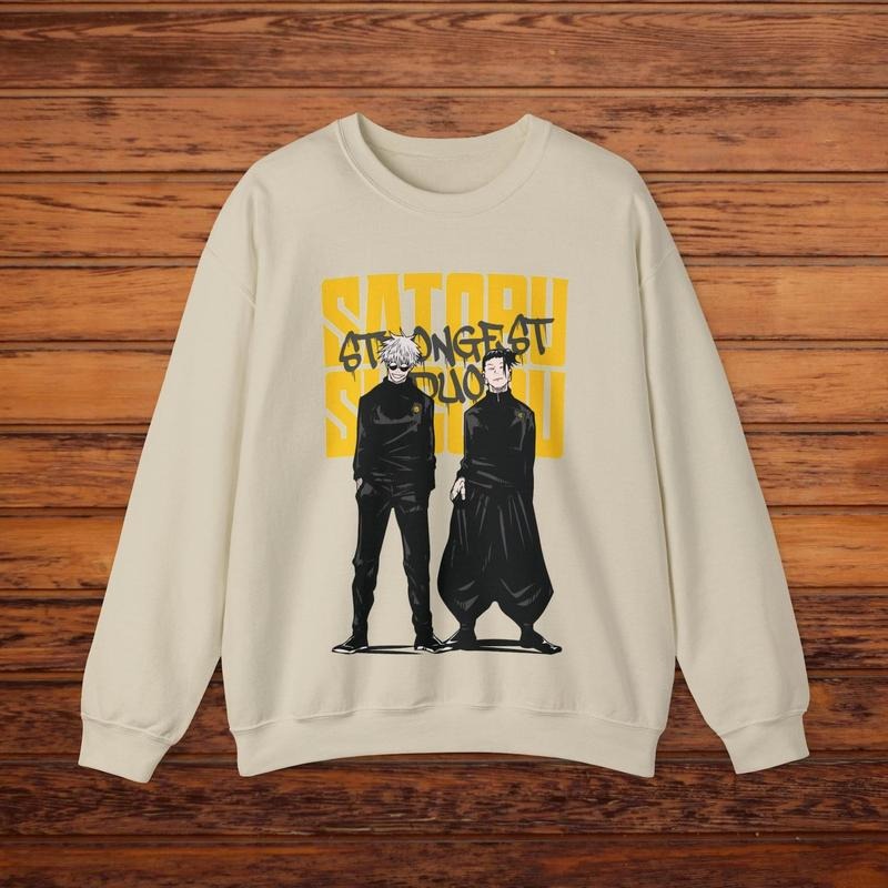 Geto Suguru and Gojo Satoru Sweatshirt Jujutsu Kaisen Anime Unisex Shirt JJK Anime Lover Shirt, anime graphic shirt,...