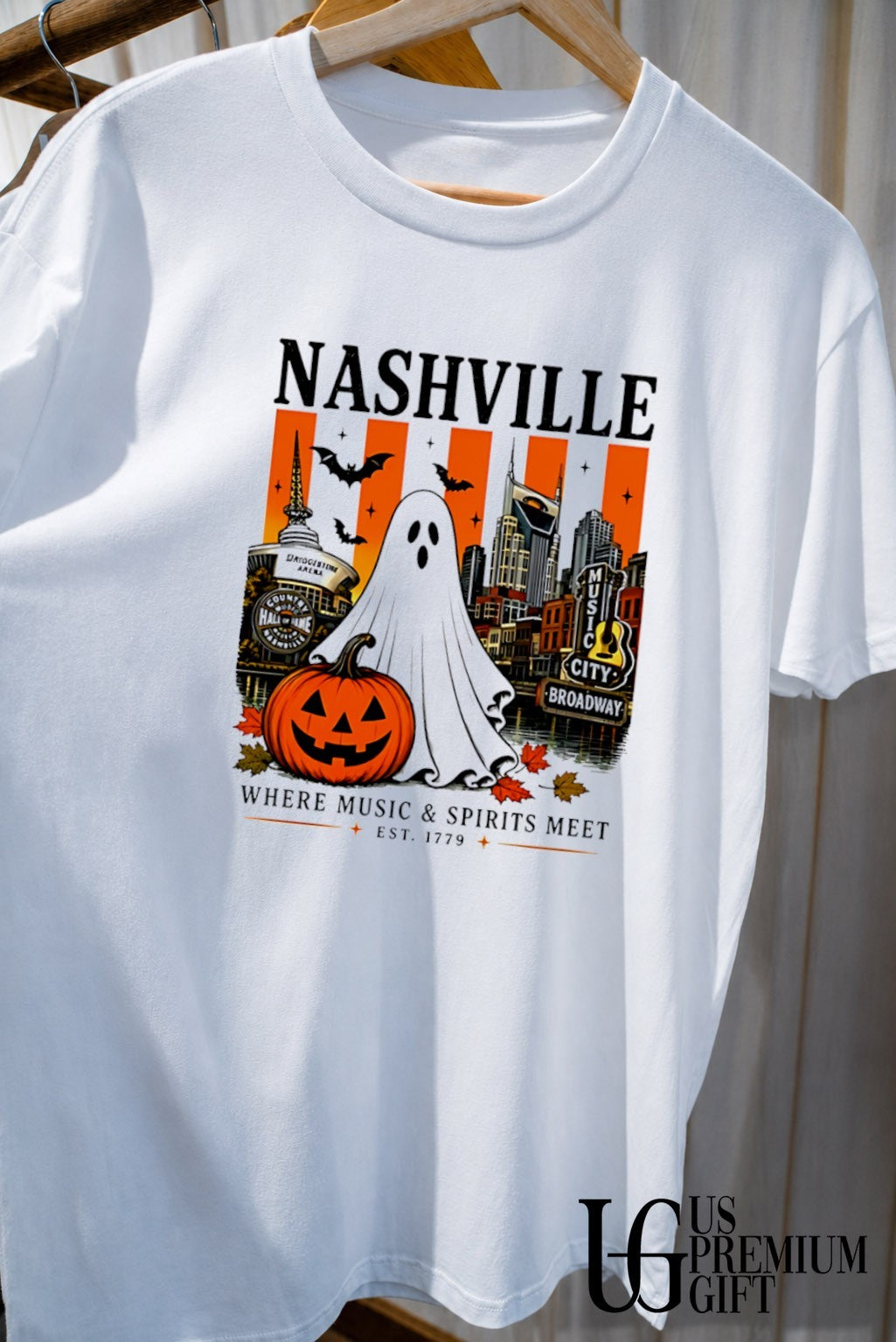 Ghost Nashville Where Music and Spirits Meet Halloween 2026 shirt