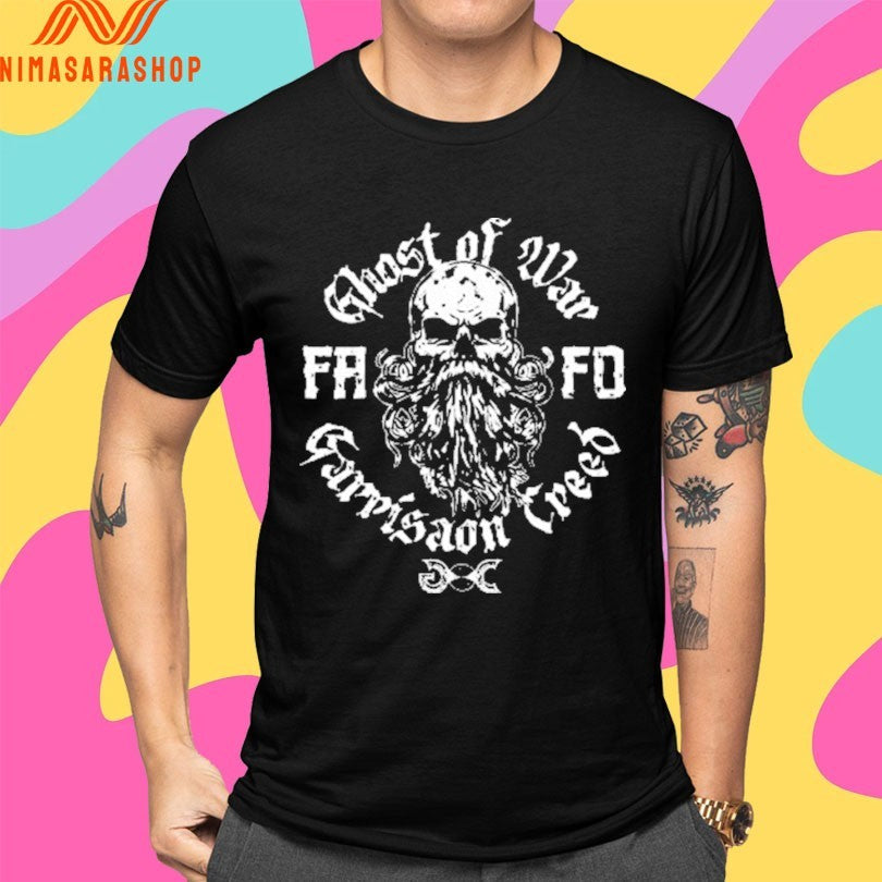 Ghost Of War Fa Fd Garrisaon Creed Shirts