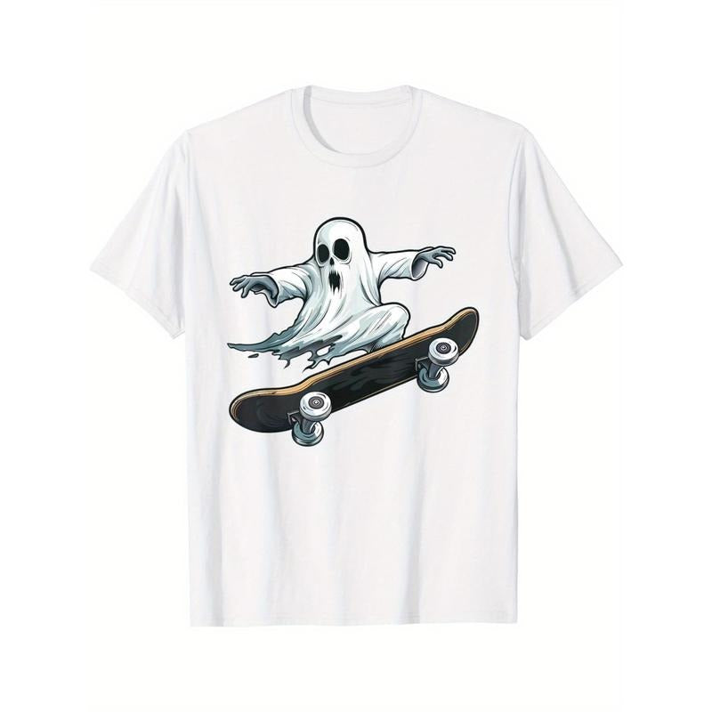 Ghost Skateboard Halloween skateboard T-shirt Made in USA Hoodie, Sweatshirt | UrbanDripWear.com