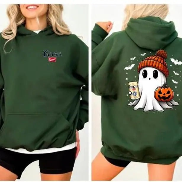 Ghost hold my beer, Favorite Beer, Halloween Season Gift, Holiday Gift Gift for friend, Hoodie Gift, Sweater Gift, T...