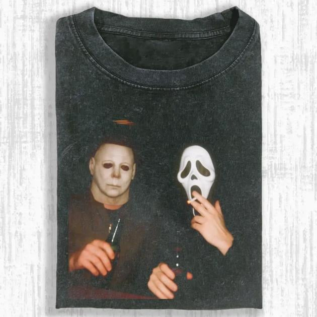 Ghostface T-Shirt, Scream Movie Shirt, Horror Character, Halloween Shirt, Gift For Her Him, Menswear Womenswear...