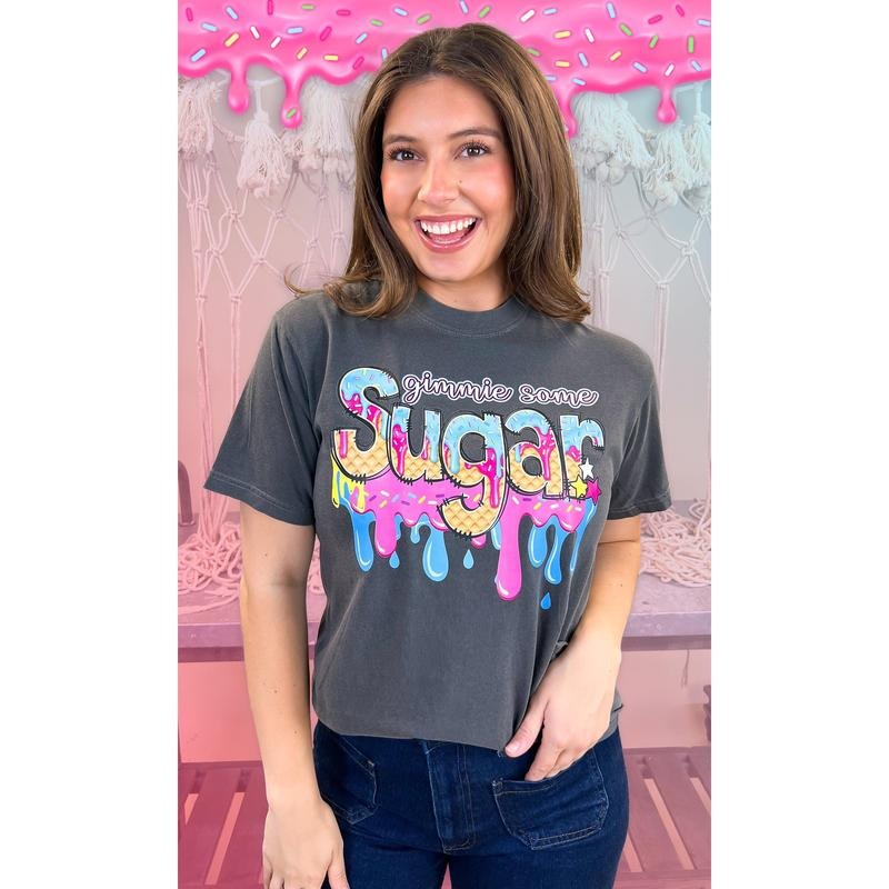 Gimmie Some Sugar Drip Comfort Color Graphic T-Shirt Hoodie, Sweatshirt | UrbanDripWear.com