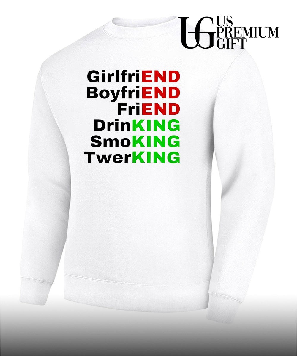 Girlfriend Boyfriend Friend Drinking Smoking Twerking shirt