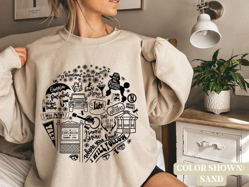 Girls gift, Gilmore girls  Hoodie and Sweater; T-shirt Cotton Polyester Sweatshirt | UrbanDripWear.com