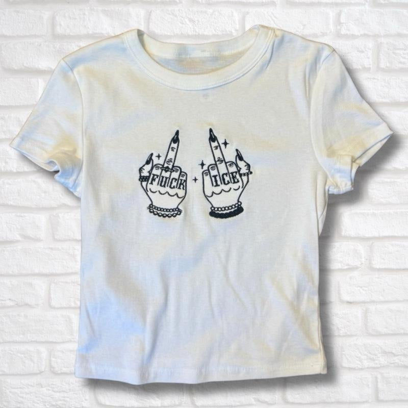 Give ICE The Finger  Tee or Unisex T-Shirt Hoodie, Sweatshirt | UrbanDripWear.com