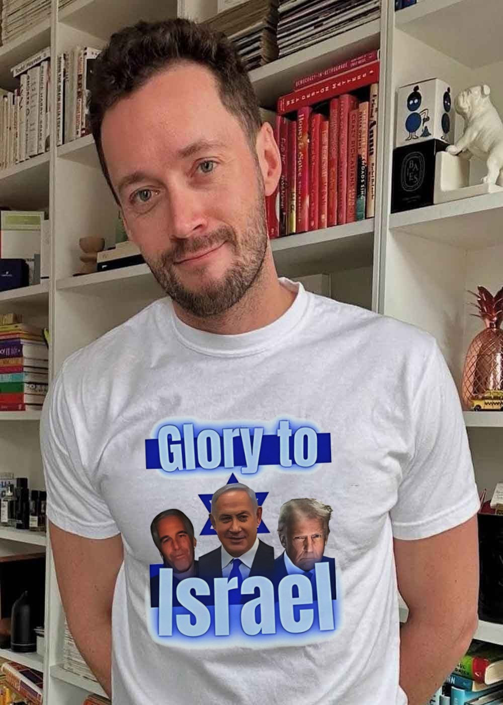 Glory to Israel Epstein Netanyahu Trump T-Shirt