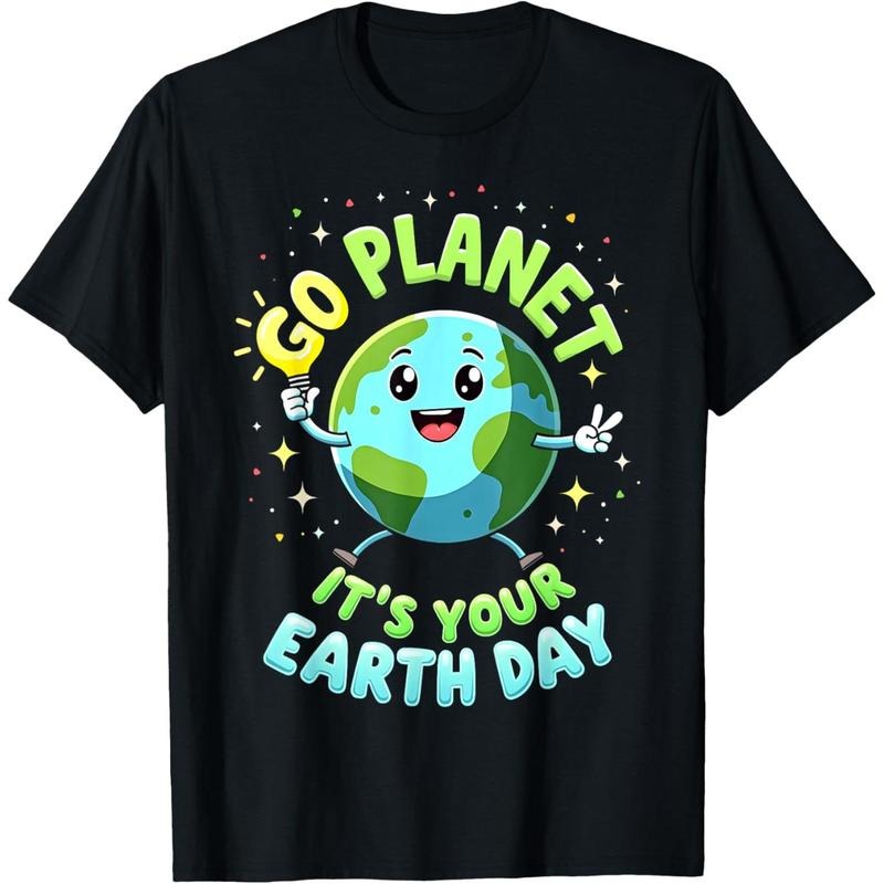 Go Planet Its Your Earth Day 2025 Teacher men T-Shirt made in usa Hoodie, Sweatshirt | UrbanDripWear.com