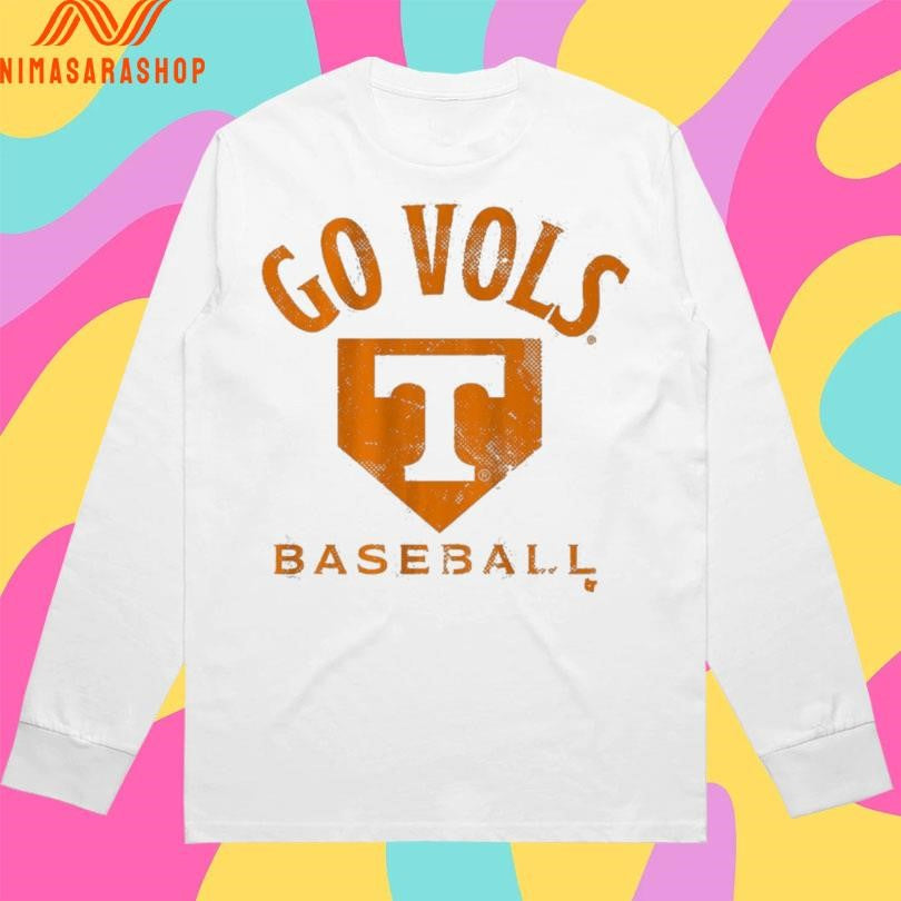 Go Vols Tennessee Volunteers Baseball Home Plate Shirts