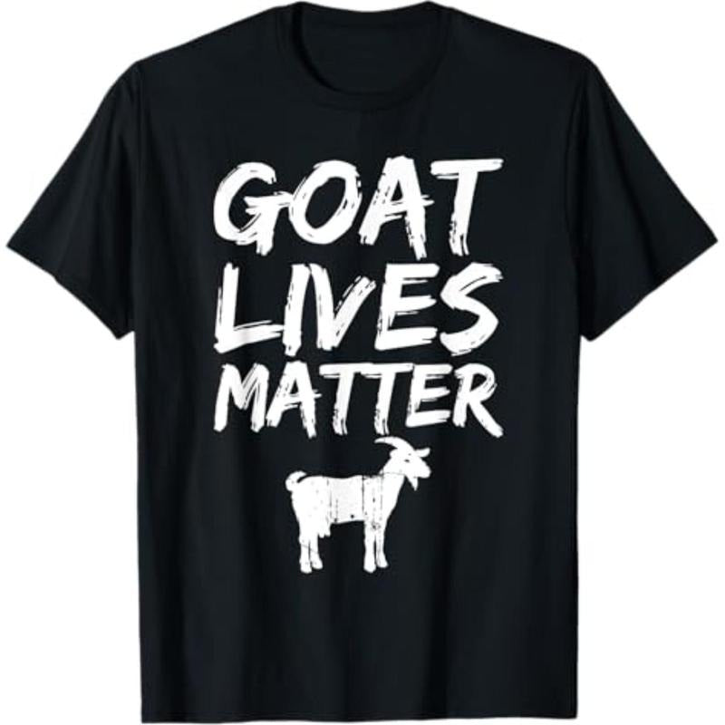 Goat Lives Matter - Cool Funny Goat Lover Gift T-Shirt Menswear Top Hoodie, Sweatshirt | UrbanDripWear.com