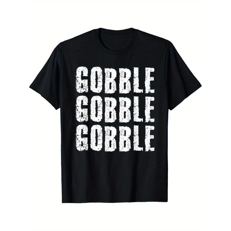 Gobble Gobble Gobble Turkey Roasted Thanksgiving Holiday T-Shirt T-Shirt 220g 10000 Links made in usa Hoodie, Sweatshirt