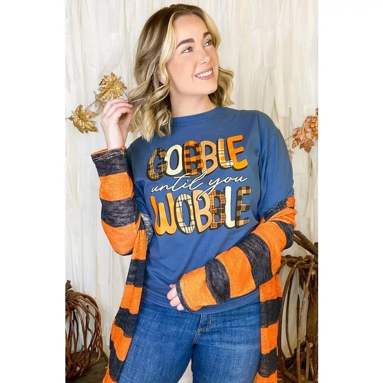 Gobble Until You Wobble Fall T-Shirt Hoodie, Sweatshirt | UrbanDripWear.com