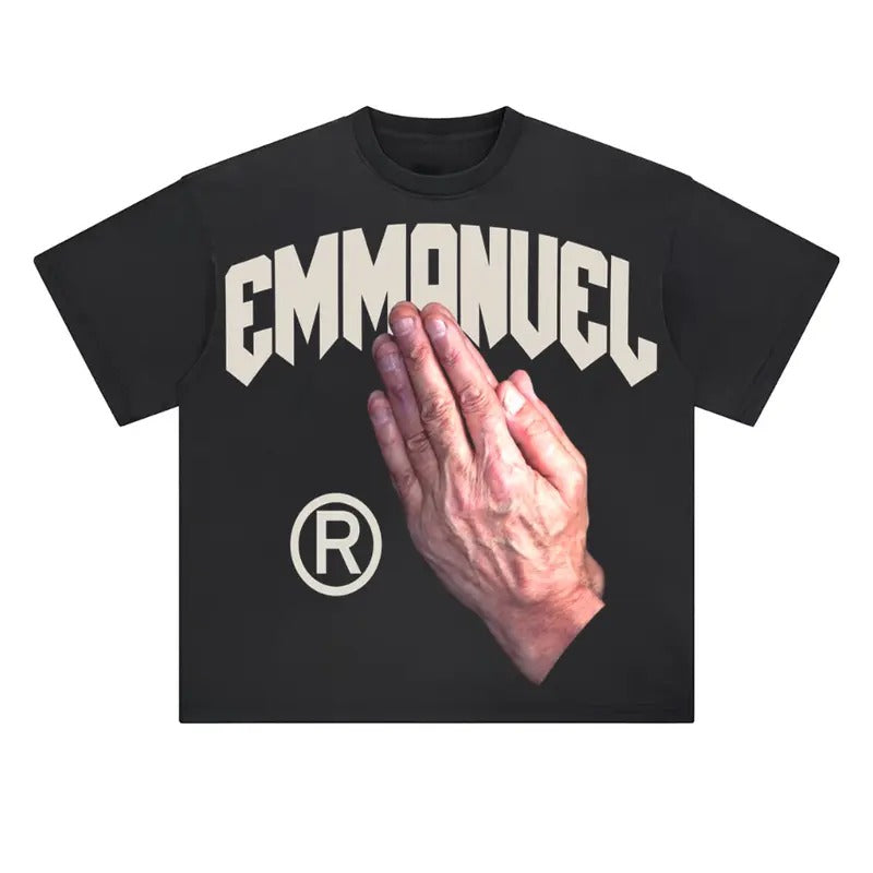 God Is With Me Casual Graphic T-Shirt Y2K Clothing Graphic Tee Cotton Top Streetwear Hoodie, Sweatshirt | UrbanDripWear.com