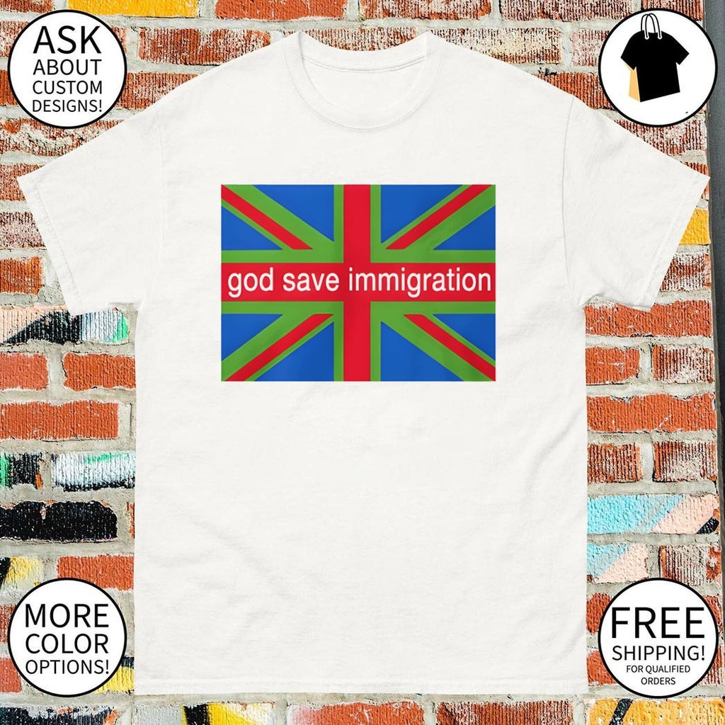 God Save Immigration Union Jack Nigeria flag 2026 shirt