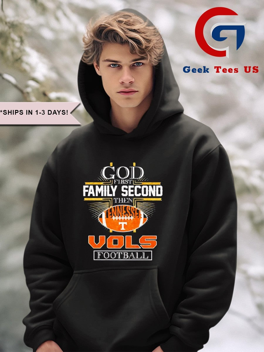 God first second Tennessee Volunteers Vols Football 2025 shirt