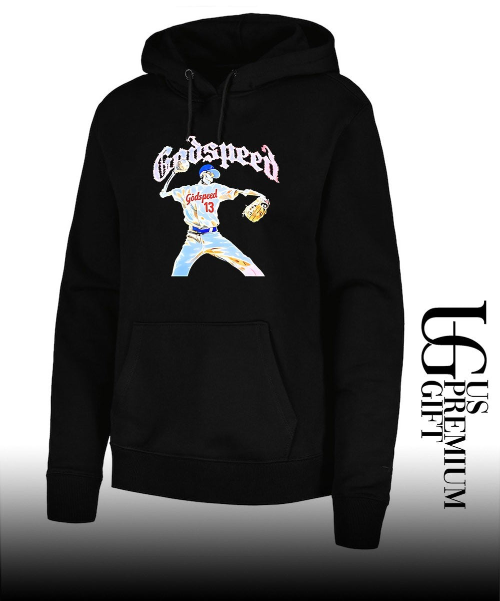 Godspeed Skeleton Pitching Baseball Team Chicago Cubs shirt