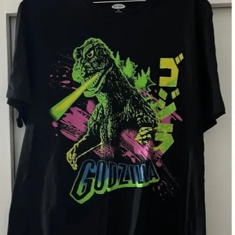 Godzilla Retro Monster Movie T-shirt Xxl Menswear Top Hoodie, Sweatshirt | UrbanDripWear.com