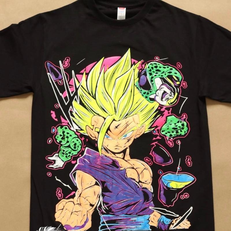 Gohan T-shirt Cotton Black Casual Hoodie, Sweatshirt | UrbanDripWear.com