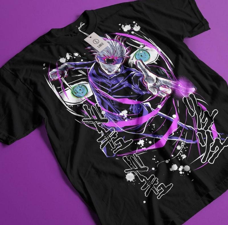 Gojo Anime Shirt, JJK Anime T-shirt, Graphic Anime Tee, Anime Lovers Shirt, Anime Manga Shirt Hoodie, Sweatshirt