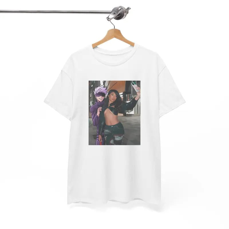 Gojo x Megan Tshirt, Anime Tshirt, Jujutsu Kaisen Tshirt, Funny Tshirt Hoodie, Sweatshirt | UrbanDripWear.com
