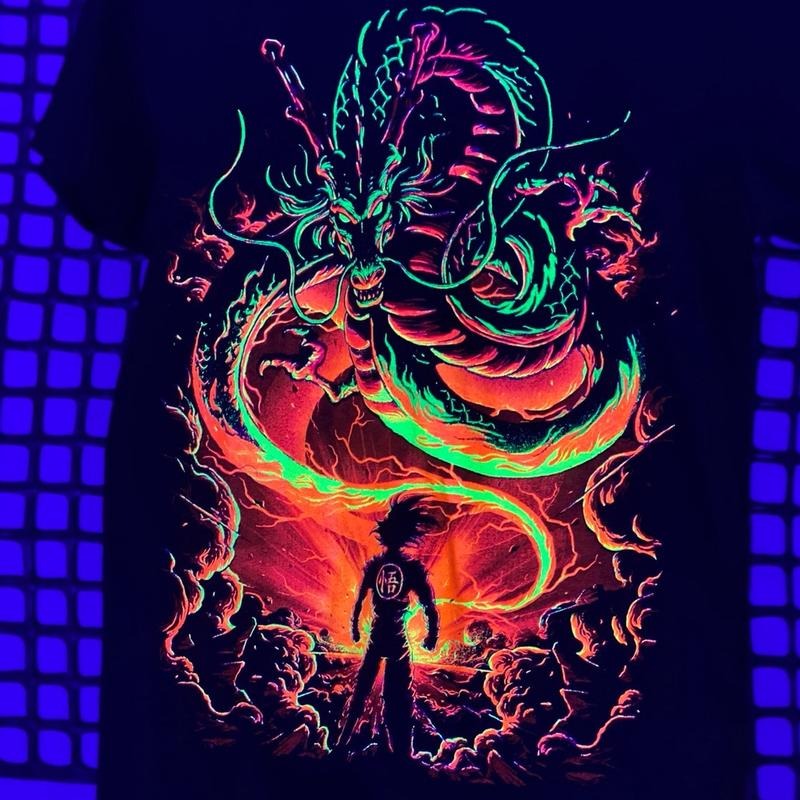 Goku fuego T-shirt Crewneck Hoodie, Sweatshirt | UrbanDripWear.com