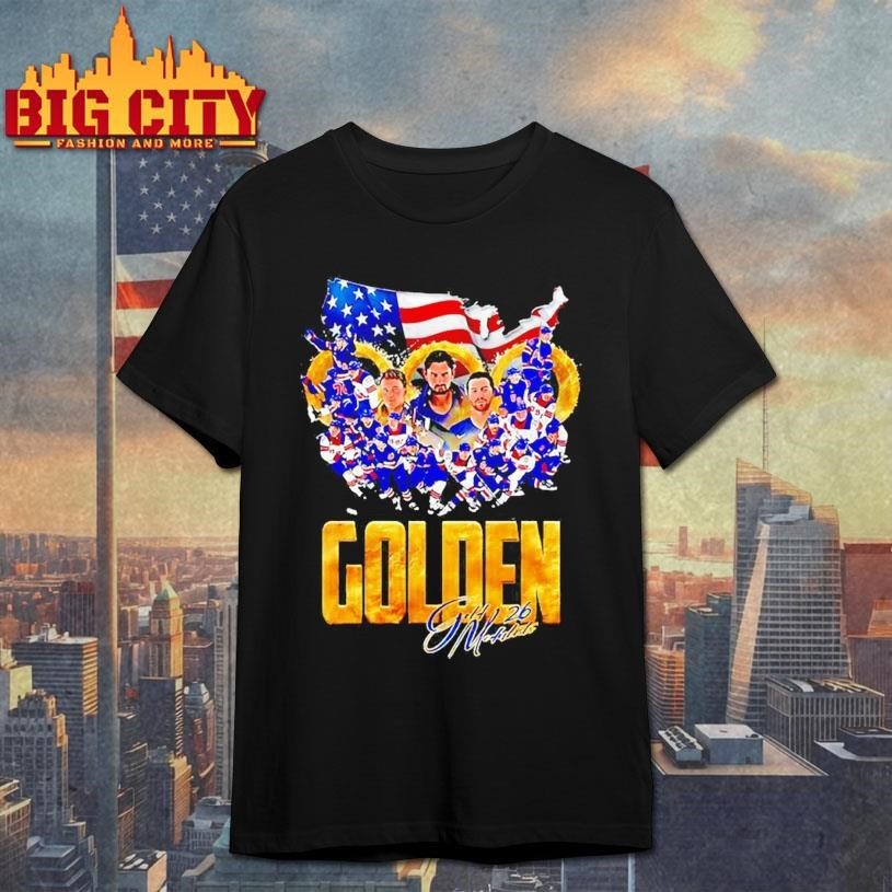 Golden Gold ’26 Medalists USA Men’s Olympic Hockey Gold Champions logo Shirt