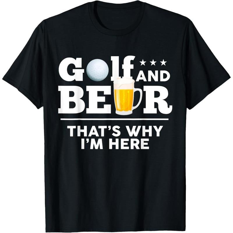 Golf and Beer Joke Dad Funny Fathers Day Drinking Birthday T-Shirt made in usa Hoodie, Sweatshirt | UrbanDripWear.com