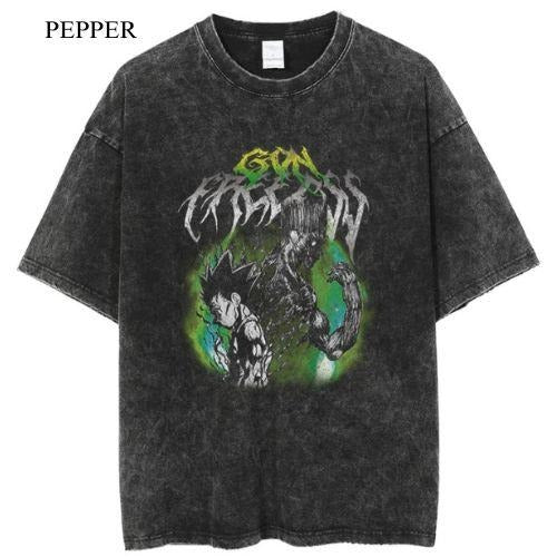 Gon Vintage Oversized Anime Manga Unisex T-Shirt , Anime Manga T-Shirt, Gift For Him Hoodie, Sweatshirt | UrbanDripWear.com