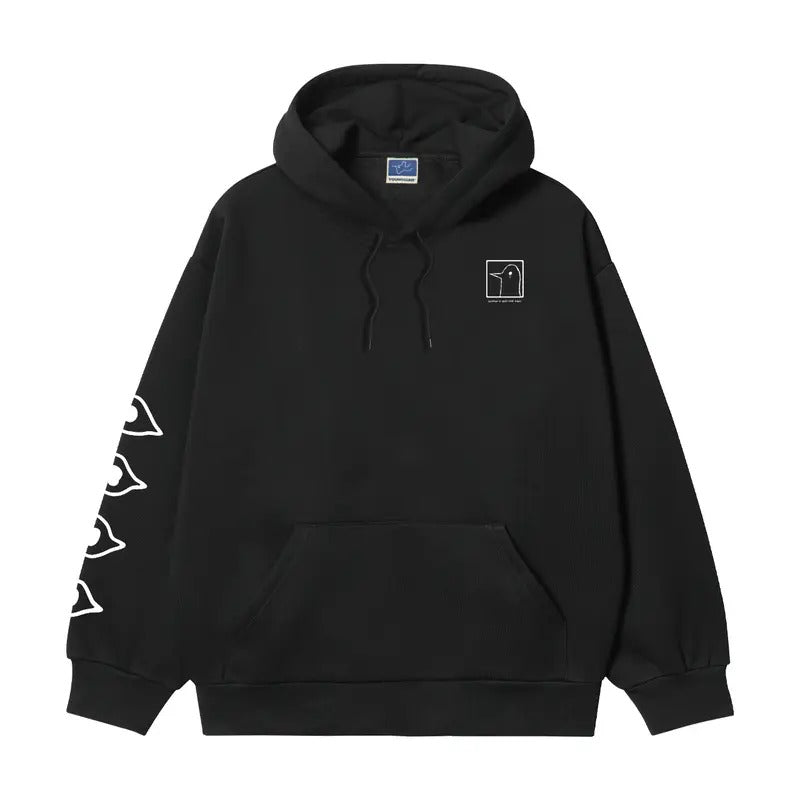 Goodnight Punpun "Doodle" Heavyweight Vintage Hoodie Cotton Blend Classic Anime Sweatshirt Menswear Tops Pullover Long...