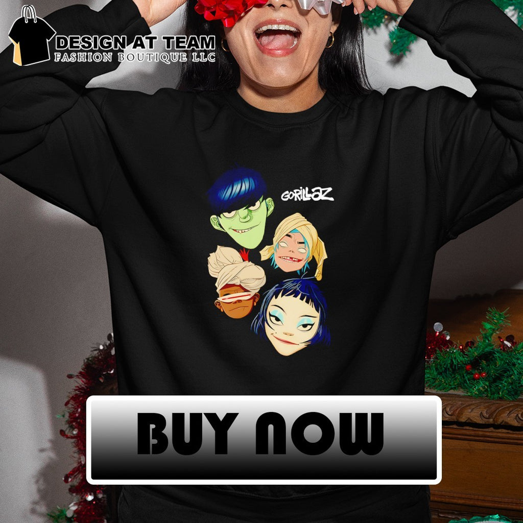 Gorillaz The Mountain heads cartoon character shirt