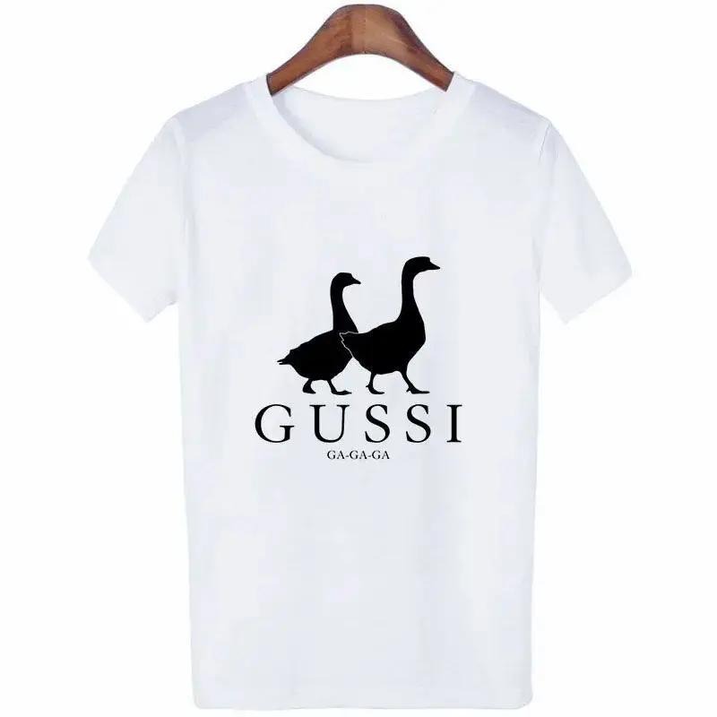 Gothic T-Shirt Aesthetic Cloth Accessories Short Sleeve O-Neck Female Summer Casual Top Women Crew White Basic Tees style...