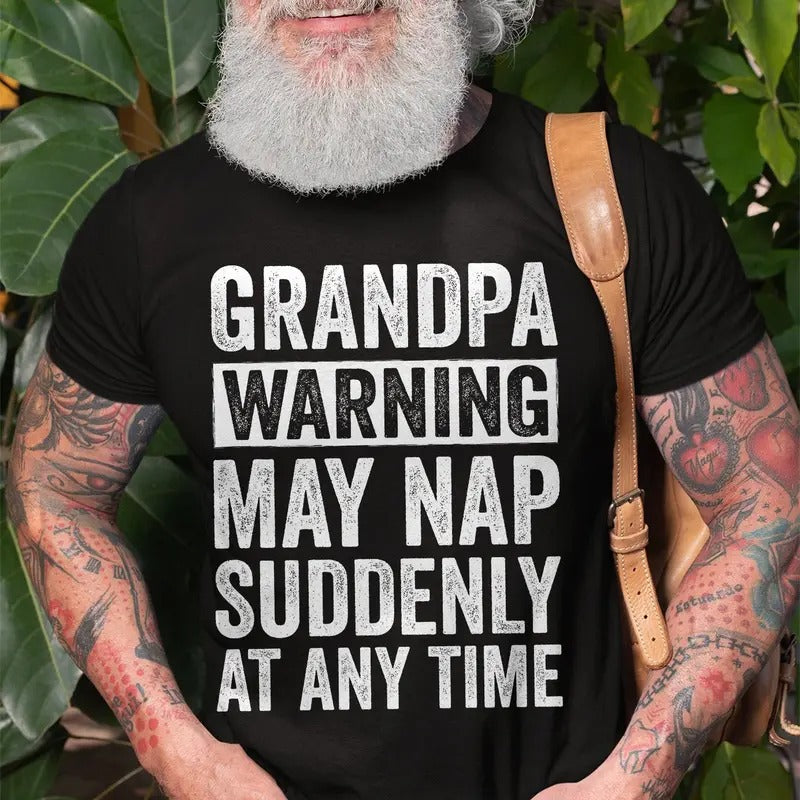 Grandpa Funny T-shirt Father's day Papa Tee Shirt Grandfather Gift Humor Funny Cotton Mens Tshirt Birthday Gift for Him...