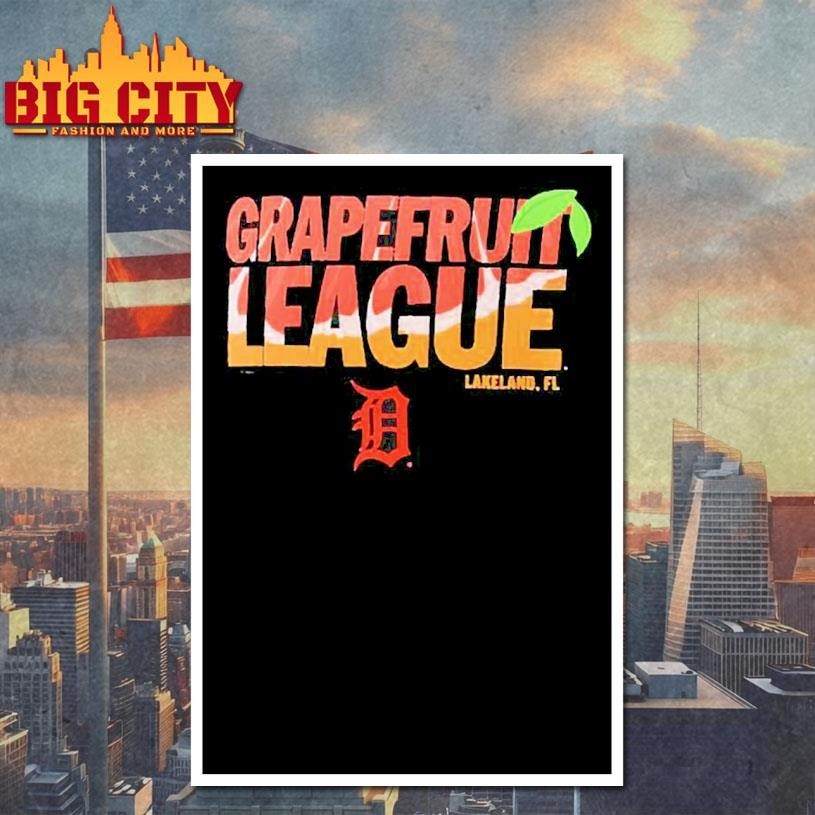Grapefruit league Detroit Tigers 2026 Spring Training Shirt