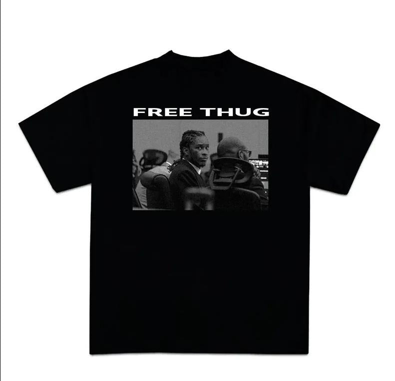Graphic "Free Thuggg" Shirt Tee Shirt Hoodie, Sweatshirt | UrbanDripWear.com